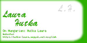 laura hutka business card